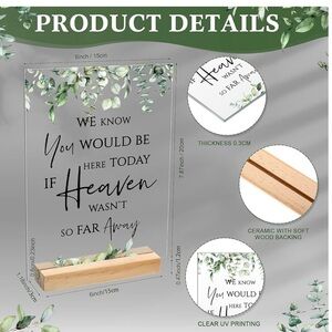 Wedding sign for those in Heaven